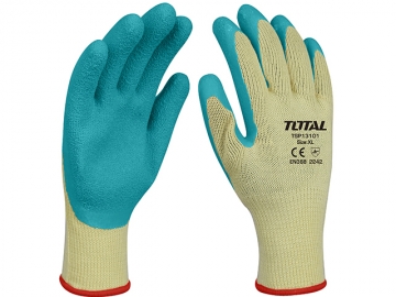 guantes de algodon TOTAL con hule